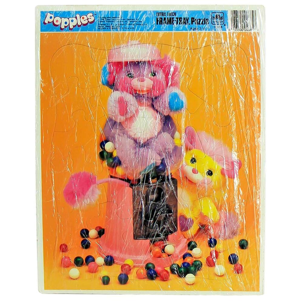 Vntg 1986 Popples Candy Gumball 22Pc Jigsaw Puzzle Pretty Bit Potato Chip
